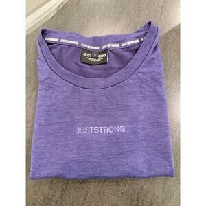 365 - JUST STRONG Laser Seamless Workout Tee in True Navy in Sz L